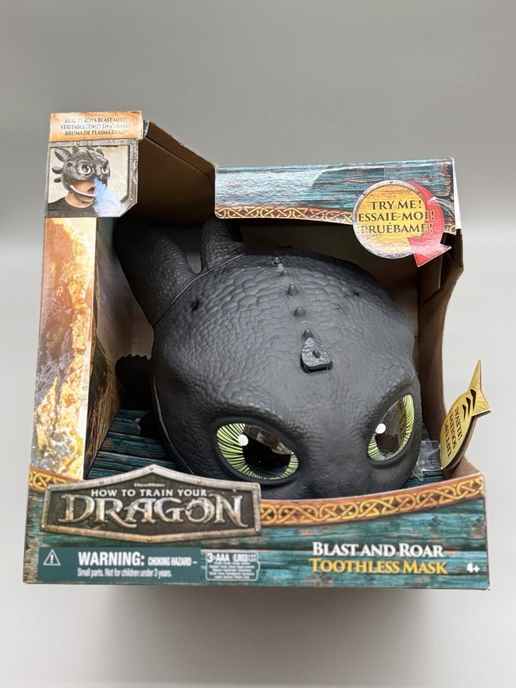 DreamWorks How To Train Your Dragon Blast and Roar Toothless Mask – Spin Master