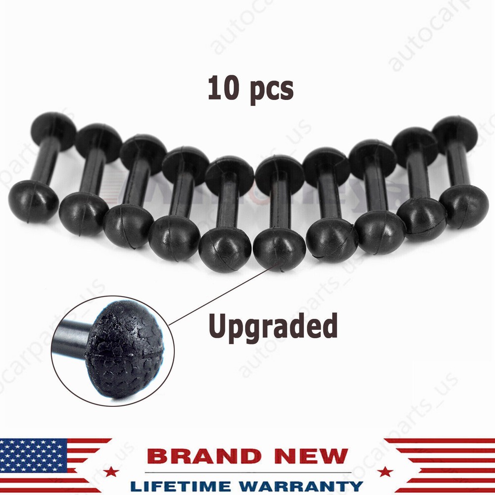 (10) For Motu Leg Band Replacement Connectors For vintage figures Black Rubber