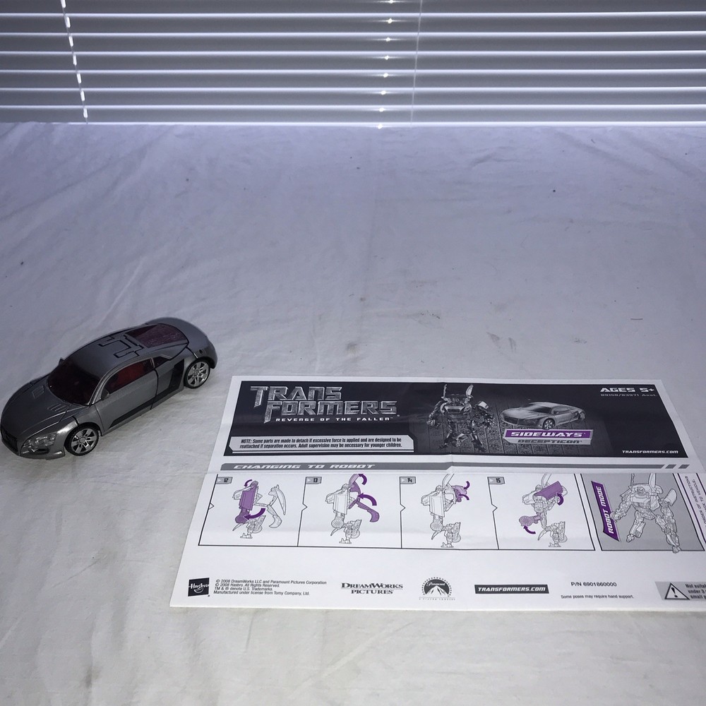 Transformers Revenge Of The Fallen Sideways Deluxe Class! 100% Complete!