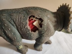 Kenner Jurassic Park Triceratops JP.08 Vintage 1993 Dino Damage No Wound Cover