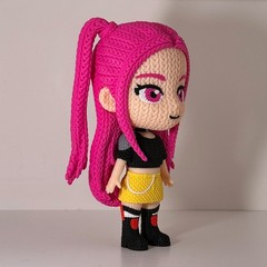 Rumi Zoey Mira – K-Pop Demon Hunters Knitted Texture Figures Display Model