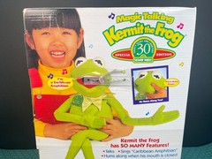 Magic Talking Kermit The Frog Sesame Street 30th Anniversary 1999 Tested/Working