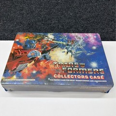 Vintage Transformers Collectors Case G1 Optimus Prime Skywarp Mini Vehicles Lot