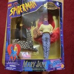 1995 ToyBiz Marvel Spiderman Mary Jane 12″ Doll Collector edition