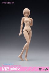 US Stock 86TOYS 1/12 T86-ST Flexible 6 inch Female Joint Action Figure Head Body