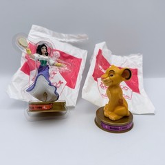 McDonalds Disney World 100 Years of Magic Simba & Esmeralda Figures Lot 2001
