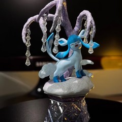 Glaceon eevee Pokemon Center Re-Ment Diamond Dust rement Figure toy eeveelution