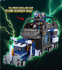 Miniforce Dinoid Warrior DINO COMMANDER Transforming Robot Trailer Truck 2025