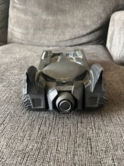 Batmans Batmobile DC Comics Plastic 15” Long X 7” Wide X 5” Tall. Holds 11” Fig.