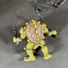TOKKA TMNT NINJA TURTLES ACTION FIGURE COMPLETE W CARBACK 1991