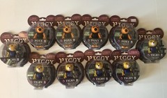 Piggy FOXY TIGRY SERIES 1 collectible Action Figure LOT of 10 w codes DLC ROBLOX