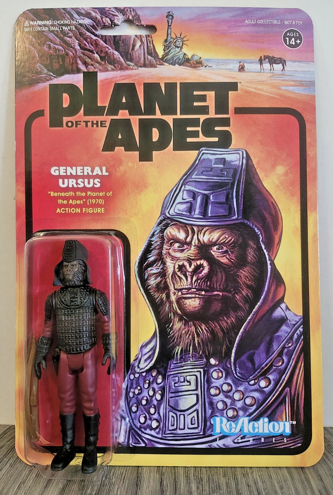2018 ReAction Planet Of The Apes GENERAL URSUS 3.75″ Figures Super 7 NEW