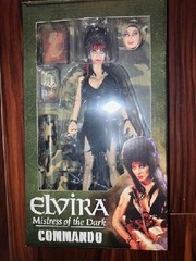 NECA Elvira Commando Mistress of the Dark new sealed action figure