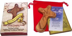 Holy Land Market Gift Package Includes Comfort Cross with Gift Box and Two