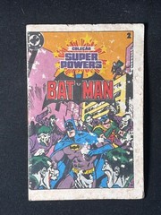 ESTRELA BATMAN + INFO CARD & COMIC – SUPER POWERS BRAZIL VINTAGE FIGURE
