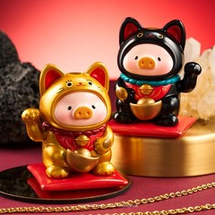 TOP Lulu The Piggy Blind Box Figures – Lucky Cat Series Figurines Collectibles
