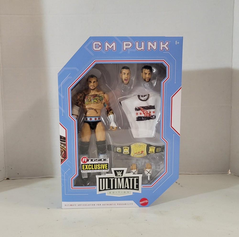 WWE Ultimate CM Punk Wrestling Figure 2011 Ringside Collectibles Exclusive New