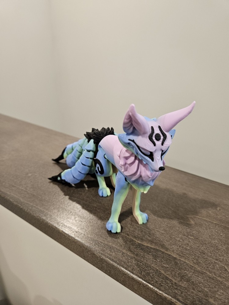 nine tailed fox 3d Articulated Figures