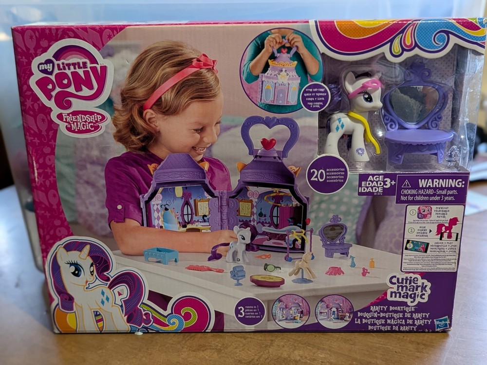 Hasbro My Little Pony Cutie Mark Magic Rarity Booktique Sealed Box