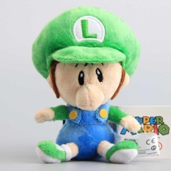 Super Mario Bros. Toys Animals Baby Luigi Plush Doll 5 Inches Kids toy