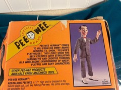 Vtg 1987 Pee-Wee Herman Talking Doll in Original Box. Working!