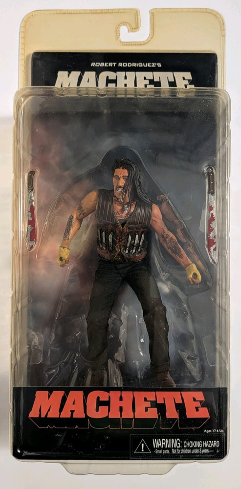NECA Reel Toys Robert Rodriguez’s Machete Action Figure NIB SEALED Grindhouse