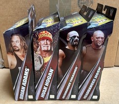WWE Elite Monday Night Wars Complete Set of 4, (Series 11) w/ Rick Rude BAF