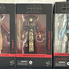 Hasbro Star Wars The Black Series Ahsoka Tano (Padawan) Aayla, Luminara Lot