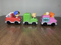 CoComelon Toy Vehicles Set 3 (Ice cream, Fire, Garbage Truck) Jazwares LLC 2020