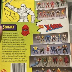 Toy Biz X-Men Senyaka Action Figure w/ Whip 1994 Purple Red Silver Yellow