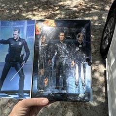 Terminator 2 Judgment Day T-1000 Terminator Action Figure w/ Sword Black