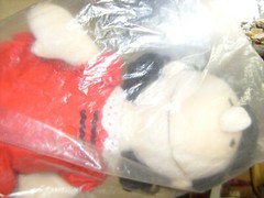 1952 Vintage Lucy Peanuts Plush Doll Red Dress Determined Products Cartoon NOS