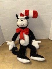 Dr.Seuss And 24” Inch Cat In The Hat 1998 Official Movie Merch Kohls Fuzzy