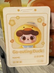 JOTOYS Q.kid Animal Pre School Plush Series “Go-outing Duck” Sealed Bag