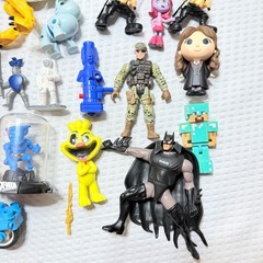 Mixed Toy Lot – Anime, Superheroes, Funko, FNAF, Dinosaurs, Accessories – 50 pcs