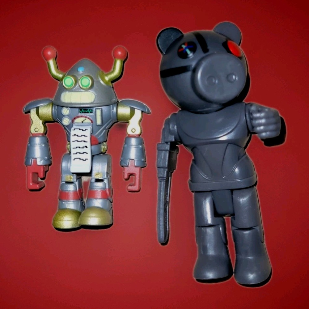 Roblox Brainbot 3000 And Piggy Action Figures Jazwares LLC miniatures toy figure
