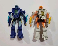 Transformers Animated Jetfire & Jetstorm Safeguard 2008 Hasbro 100% Complete