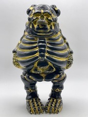 Big Boner (Black & Gold) 8″ Sofubi Fig. by Ron English x BlackBook Toys