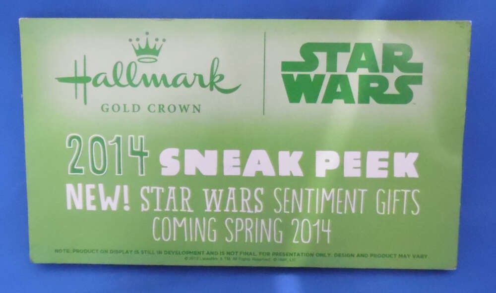 Star Wars 2014 Hallmark New York Comic Con Display Standee NYCC Exclusive