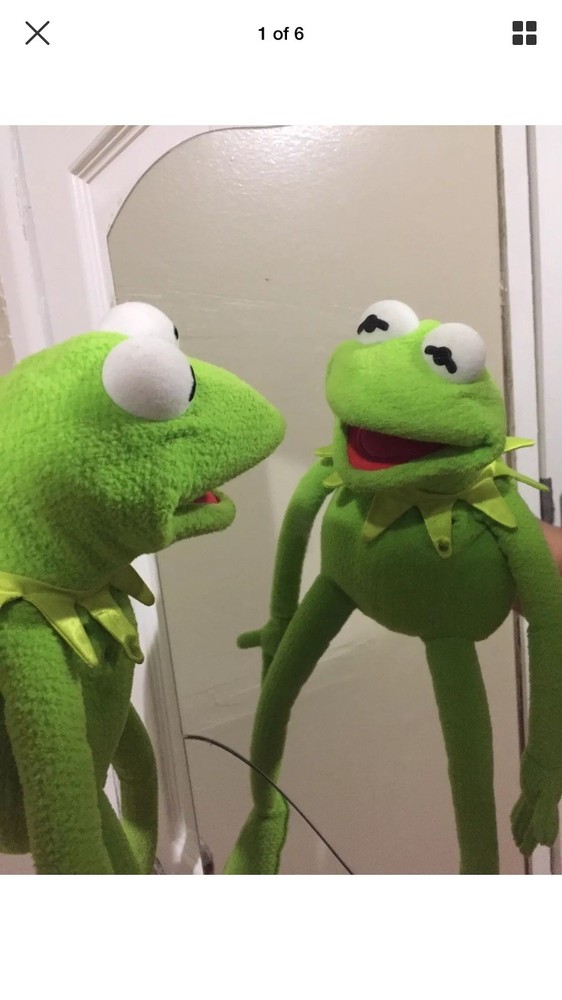 Kermit The Frog Hand Puppet / Relisted