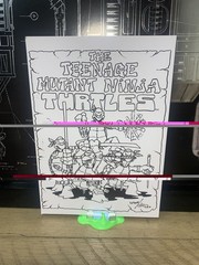 Playmates LEO + DON + RAPH + MIKE Sketch Set TEENAGE MUTANT NINJA TURTLES 5in.