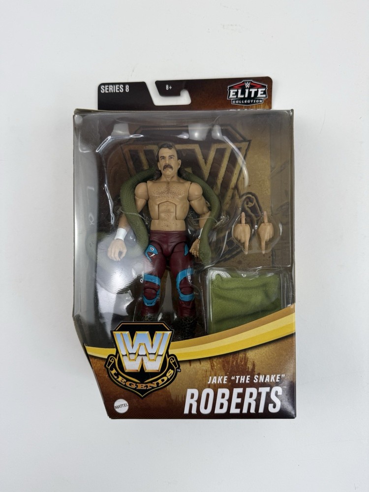 WWE Elite Legends Mattel Series 8 Jake the Snake Roberts Action Figure