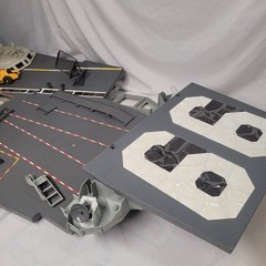 1985 GI Joe USS Flagg Aircraft Carrier Hasbro for parts or Restoration