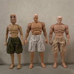 BE-CGS-GRN: 1/12 Green Elastic Waist Cargo Shorts for 6″ Action Figure