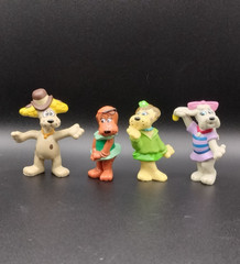 11 X Pound Puppies Miniatures Vintage 1986 Tonka Dog Cat Catcher Set Lot O 23
