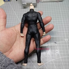 1/12 Male&Female Matte Black Bodysuit Tight Leotard Jumpsuit For 6”RomankeyCOWL