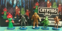 New Cryptids USA set of 5 figures by Archie McPhee Bigfoot, Mothman, and more!