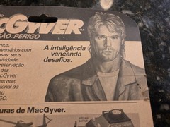 1993 Macgyver Figure Glasslite Brazil NEW NIB ULTRA RARE PLEASE READ