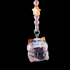 Cute Cat Beaded Charm Gashapon Keychain Japan 1 Random Collecible Figure