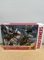 Transformers 4 AOE Platinum Edition: OPTIMUS PRIME & GRIMLOCK By Hasbro NEW NIB